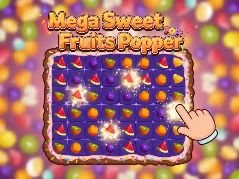 Leikur Mega Sweet Fruits Popper á netinu