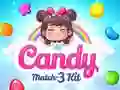 Leikur Candy Match-3 sett á netinu Leikur Candy Match-3 sett á netinu