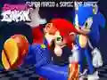 Leikur Super Mario & Sonic FNF Dans á netinu