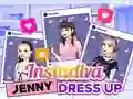 Leikur Instadiva Jenny: Klæða á netinu Leikur Instadiva Jenny: Klæða á netinu