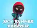 Leikur Himnaspringjandi Parkour á netinu