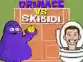 Leikur Grimace gegn Skibidi á netinu Leikur Grimace gegn Skibidi á netinu