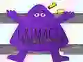 Leikur Grimace gegn risastórum klóneskóm á netinu