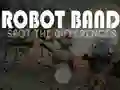Leikur Robot Band Finndu munina á netinu