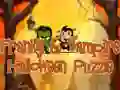 Leikur Franky og Vampír Halloween Puzzl á netinu Leikur Franky og Vampír Halloween Puzzl á netinu