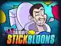 Leikur Skibidi Stick Bloons á netinu