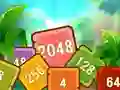 Leikur Tropískir Kúbbar 2048 á netinu Leikur Tropískir Kúbbar 2048 á netinu