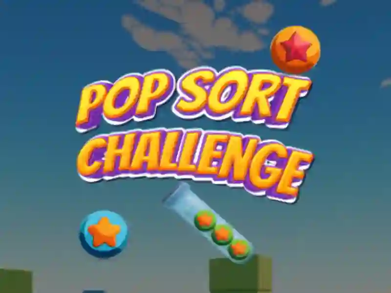 Leikur Pop Sort Challenge á netinu Leikur Pop Sort Challenge á netinu