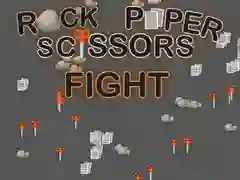 Leikur Steinn Pappír Saksar Bardagi á netinu