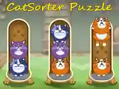Leikur CatSorter Puzzl á netinu Leikur CatSorter Puzzl á netinu