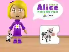 Leikur Heimur Alice Myndir og Orð á netinu