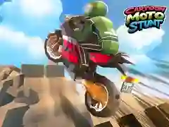 Leikur Teiknimótör Stunt á netinu Leikur Teiknimótör Stunt á netinu