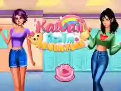 Leikur Kawaii ríki ævintýri á netinu Leikur Kawaii ríki ævintýri á netinu