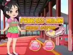 Leikur Hönnun skóna fyrir prinsessu Mulan á netinu Leikur Hönnun skóna fyrir prinsessu Mulan á netinu