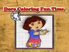 Leikur Dora Litun Tímin á netinu