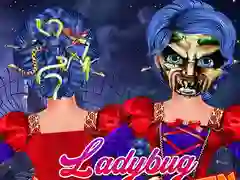 Leikur Ladybug Halloween Hárstílar á netinu