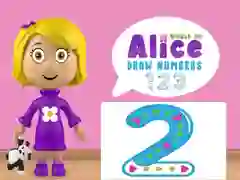 Leikur Heimurinn Alice: Teikna Tölur á netinu Leikur Heimurinn Alice: Teikna Tölur á netinu