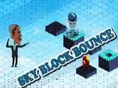 Leikur Himmel Block Bounce á netinu Leikur Himmel Block Bounce á netinu