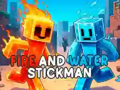 Leikur Eldur og Vatn Stickman á netinu Leikur Eldur og Vatn Stickman á netinu