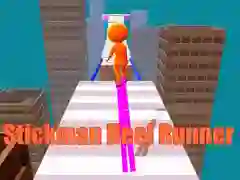 Leikur Stickman hæll hlaupari á netinu Leikur Stickman hæll hlaupari á netinu