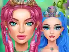 Leikur Mermaidcore förðun á netinu