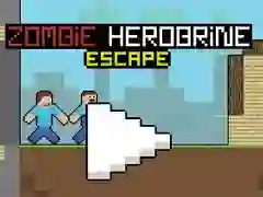 Leikur Flótti frá Zombie Herobrine á netinu Leikur Flótti frá Zombie Herobrine á netinu