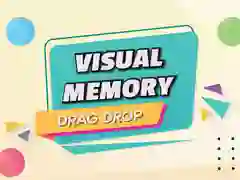 Leikur Sjónræn Minnis Drag and Drop á netinu Leikur Sjónræn Minnis Drag and Drop á netinu