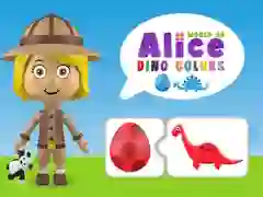 Leikur Heimurinn um liti dino Alices á netinu