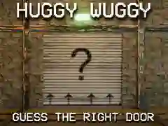 Leikur Huggy Wuggy Giskaðu rétta hurðin á netinu