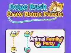 Leikur Doge Rush: Teikna heimilisgátuna á netinu Leikur Doge Rush: Teikna heimilisgátuna á netinu