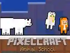 Leikur PixelCraft Dýraskóli á netinu Leikur PixelCraft Dýraskóli á netinu
