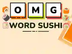 Leikur OMG Orð Sushi á netinu Leikur OMG Orð Sushi á netinu
