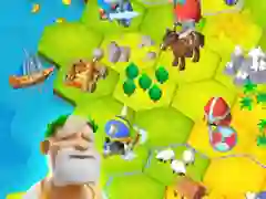 Leikur Menning Hex: Rísing Ættanna! á netinu Leikur Menning Hex: Rísing Ættanna! á netinu