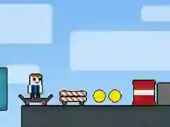Leikur Obby Skate Að eilífu Parkour á netinu