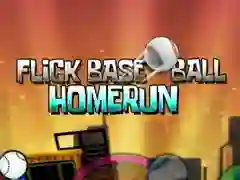 Leikur Flick Baseball Super Homerun á netinu