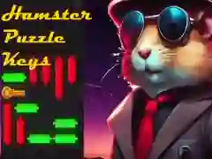 Leikur Hamster Puzzlalyklar á netinu