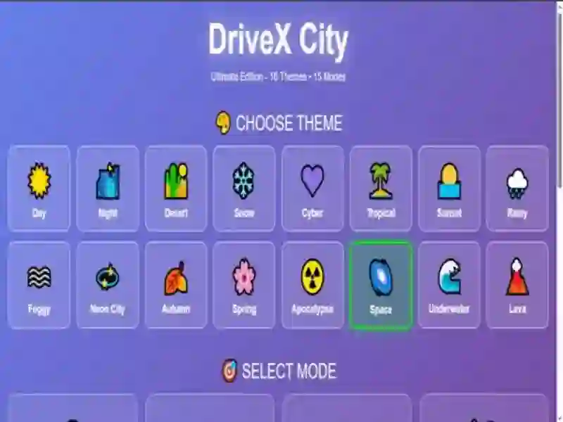 Leikur DriveX City á netinu