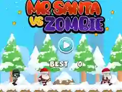 Leikur Mr. Jólasveinn gegn Zombie á netinu
