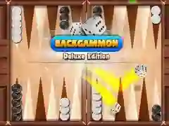 Leikur Backgammon Deluxe útgáfa á netinu