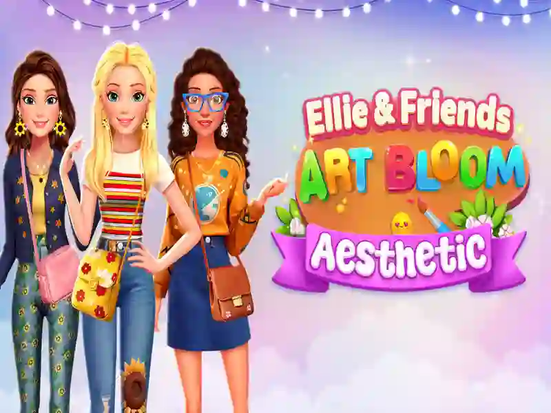 Leikur Ellie og vinir Art Bloom Aesthetic á netinu
