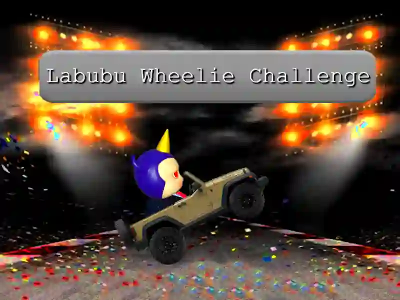 Leikur Labubu Wheelie Challenge á netinu