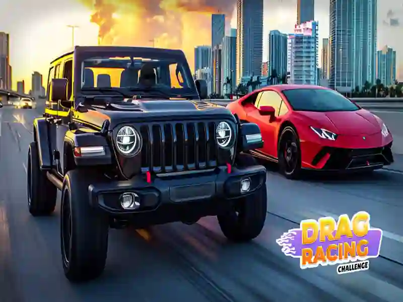 Leikur Drag Racing Challenge á netinu Leikur Drag Racing Challenge á netinu