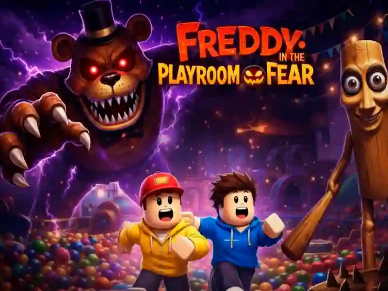 Leikur Freddy í Playroom of Fear á netinu