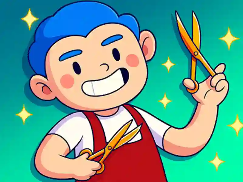 Leikur Aðgerðalaus rakarastofa á netinu