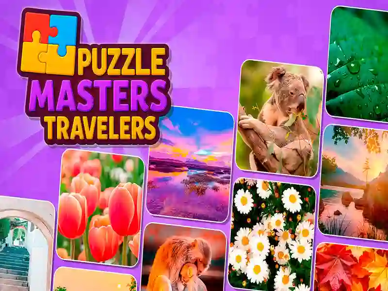 Leikur Puzzle Masters: Ferðamenn á netinu