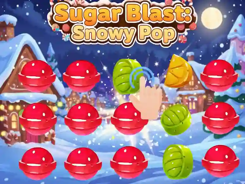 Leikur Sugar Blast: Snowy Pop á netinu
