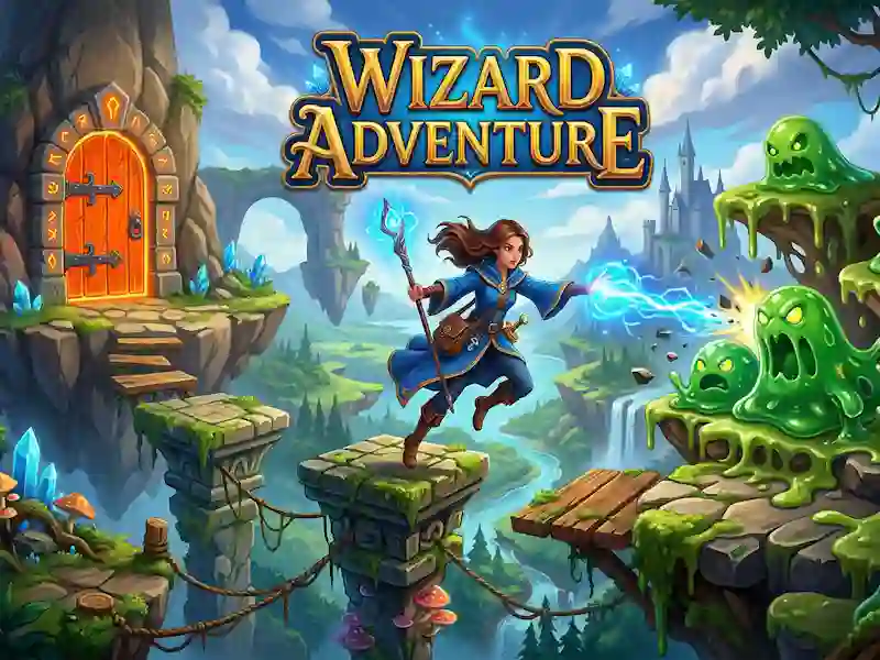 Leikur Wizzard Adventure á netinu