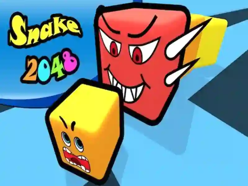 Leikur Snákur 2048 á netinu