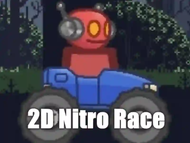 Leikur 2D Nitro Race á netinu Leikur 2D Nitro Race á netinu