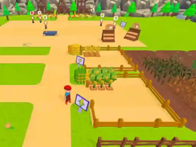 Leikur My Happy Farm Land Simulator á netinu